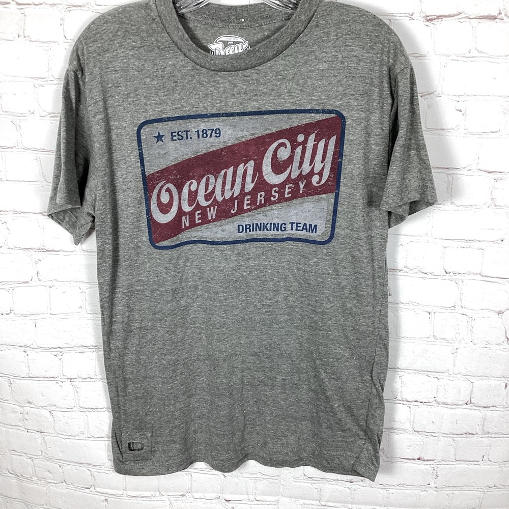 Pop‎ Top Brew City Ocean City New Jersey Drinking Team T-Shirt Unisex Medium